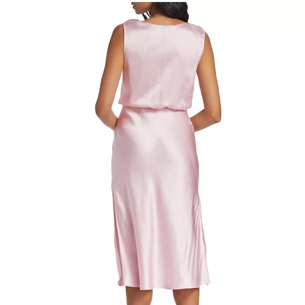Amanda Uprichard Light Pink Silk Slip Dress Size XS - Picture 6 of 14